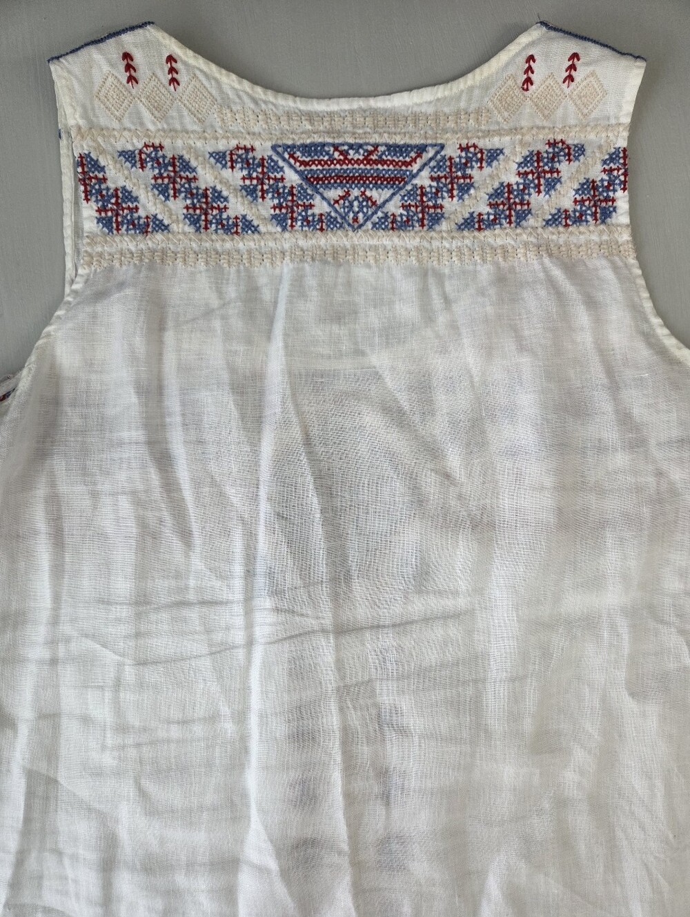 Johnny Was Linen Embroidered Dress - Picture 5 of 11